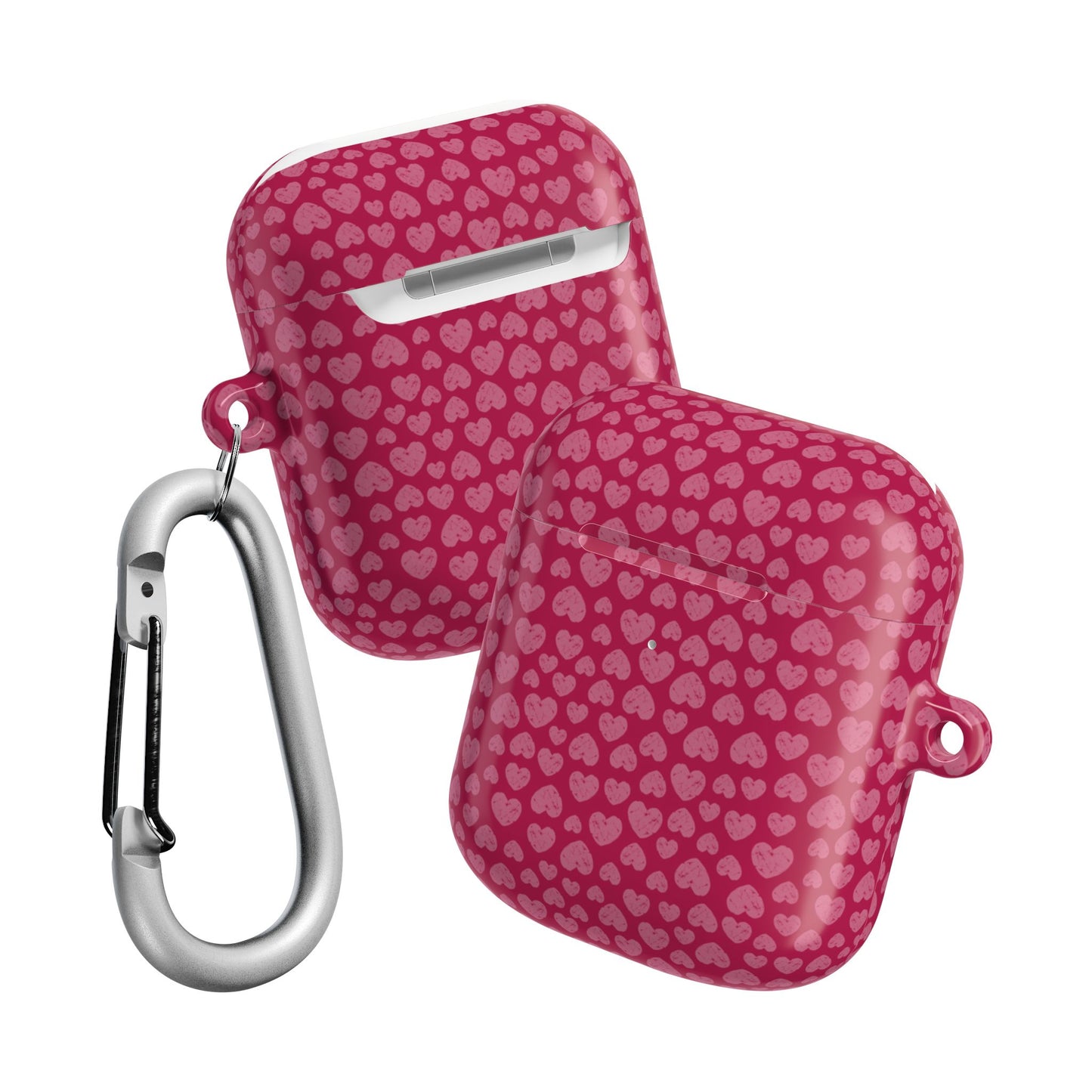 Cute Heart Pattern AirPod Case