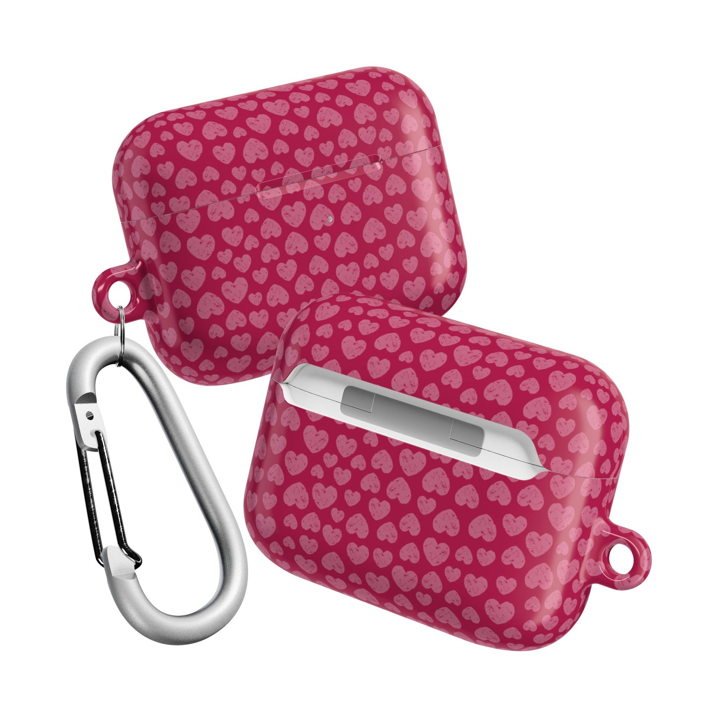 Cute Heart Pattern AirPod Case