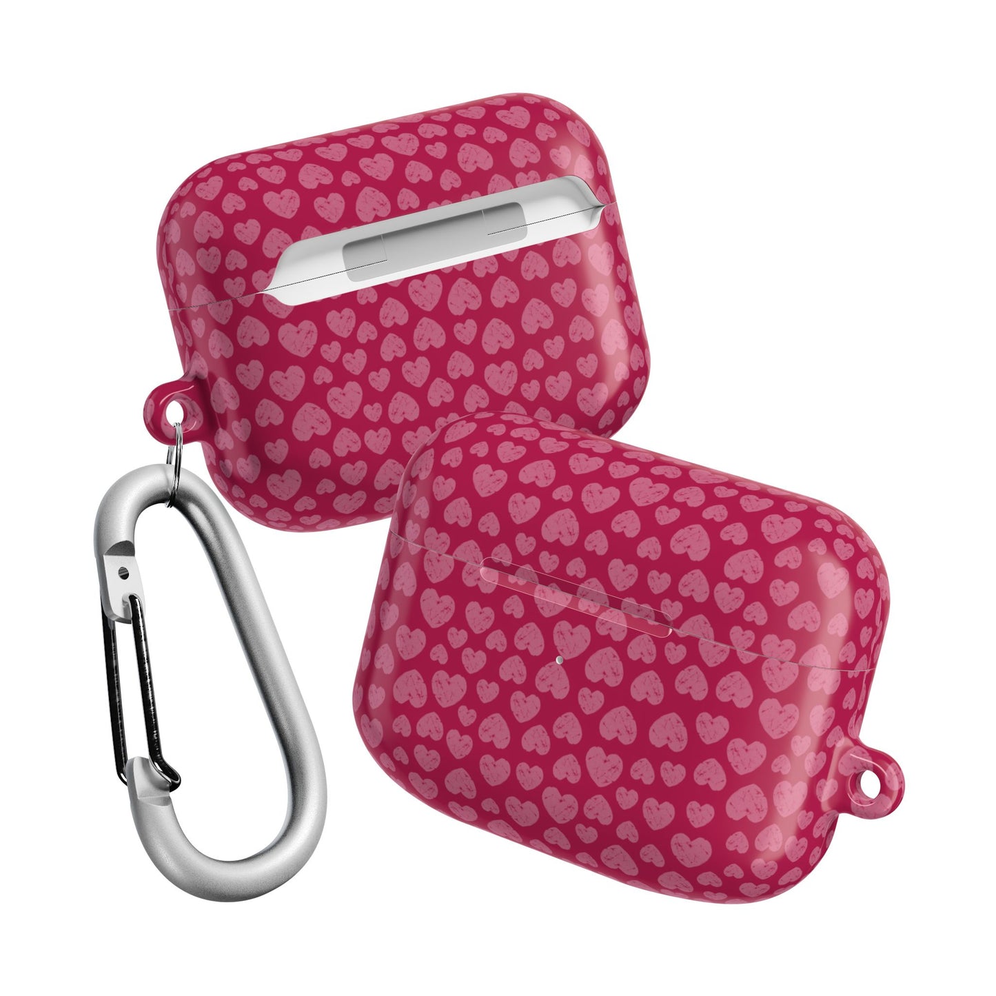Cute Heart Pattern AirPod Case