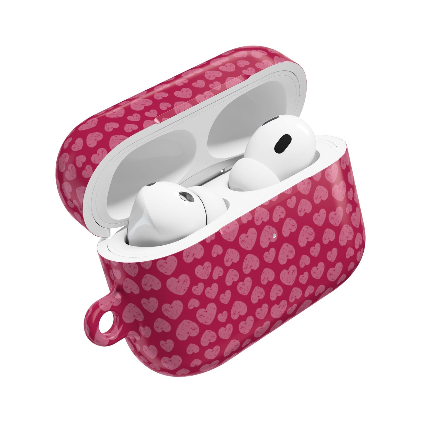 Cute Heart Pattern AirPod Case