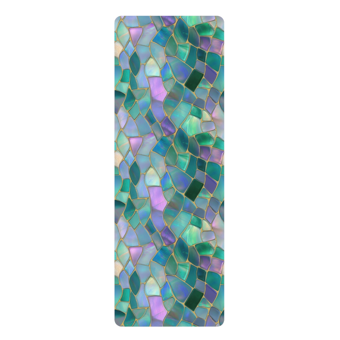 Serene Mosaic Rubber Yoga Mat