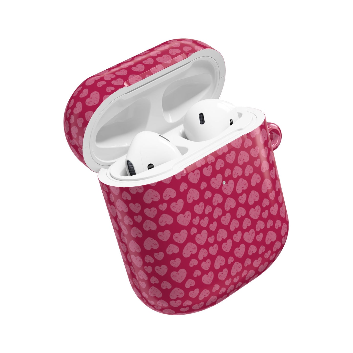 Cute Heart Pattern AirPod Case