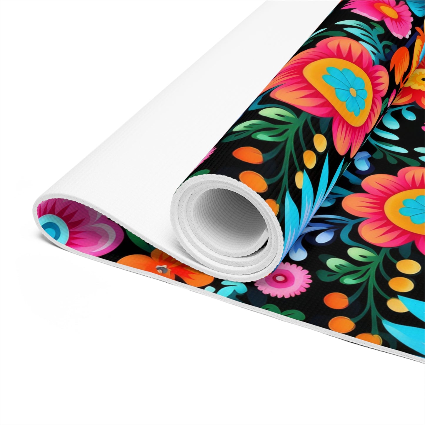 Vibrant Non-Slip Exercise Mat for Yoga