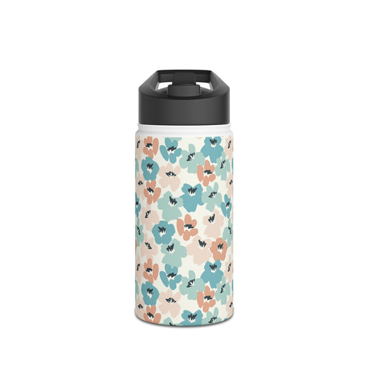 Floral Stainless Steel Water Bottle